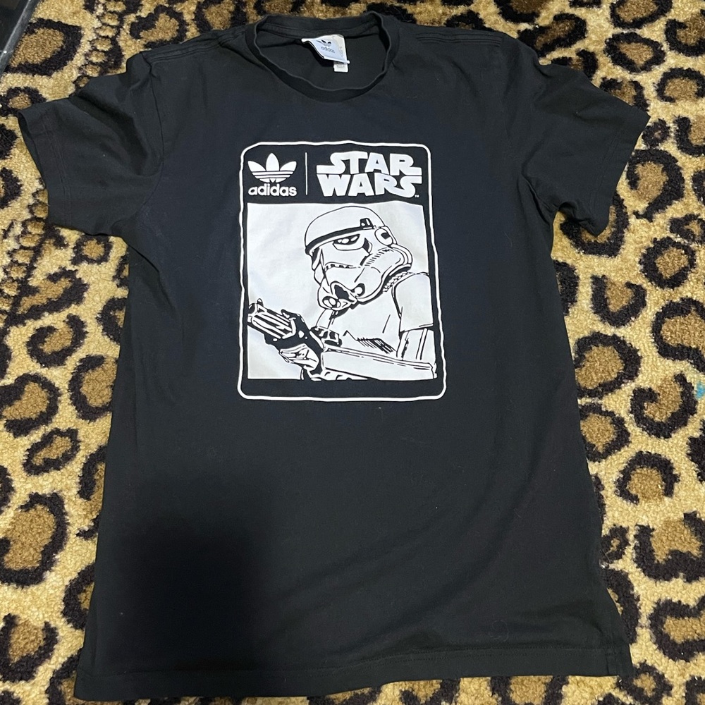 Star Wars Adidas Original Large Black Shirt